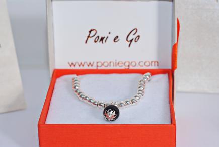 Su Kokku bracciale argento poni e go