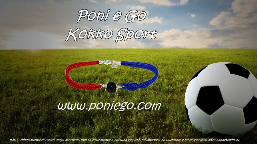 bracciali rosso blu su kokku poni e go