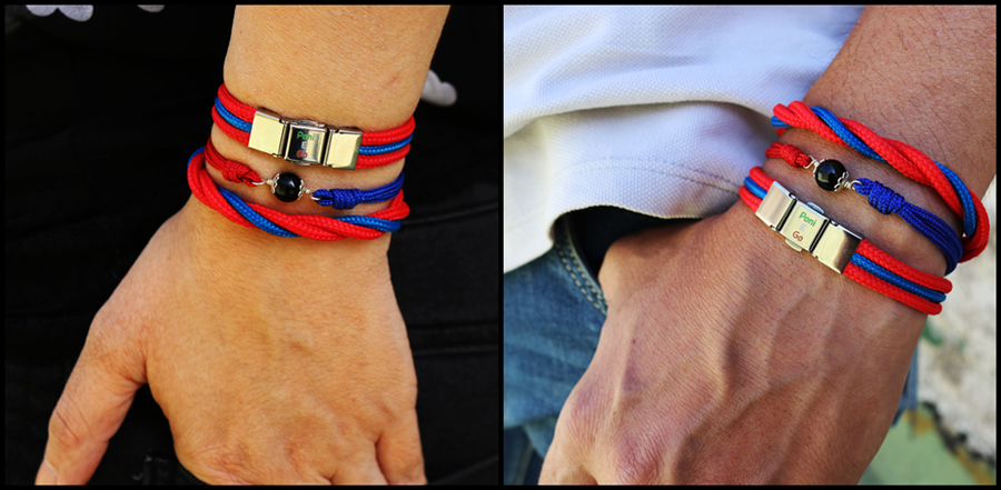 bracciali cagliari calcio poni e go