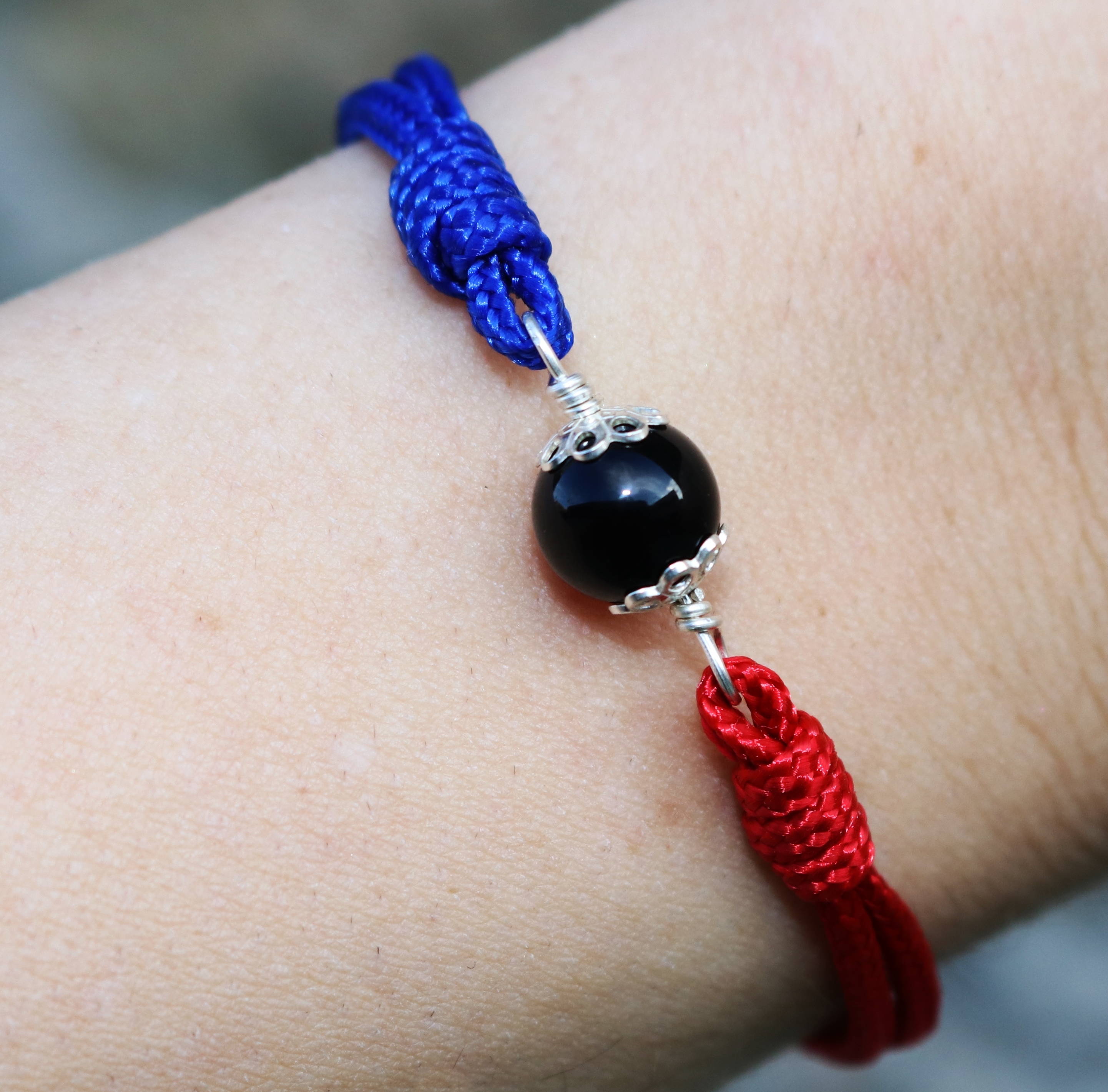 poni e go rosso blu bracciale