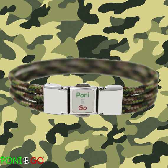 Poni e Go bracciale militare